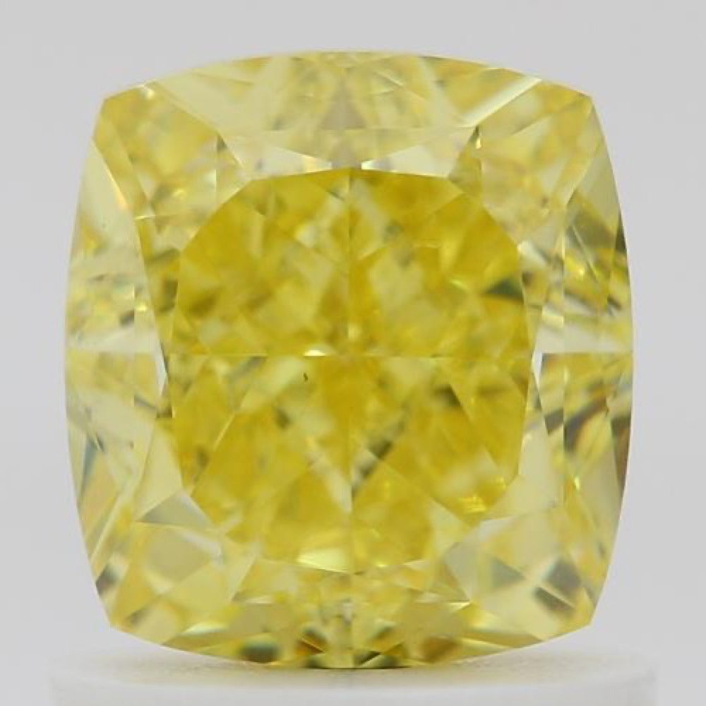 GIA 彩鑽 黃鑽 1.28ct Fancy Vivid Yellow