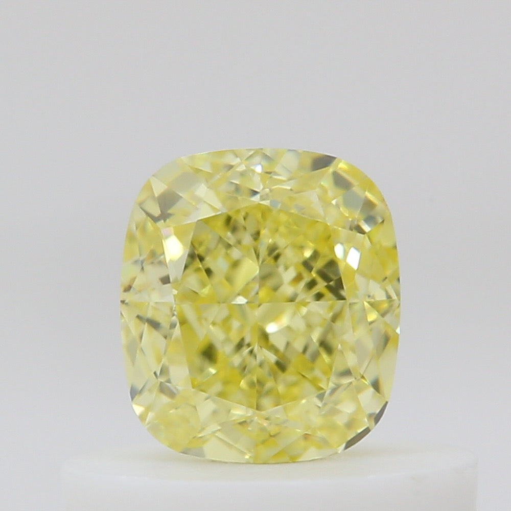 GIA 彩鑽 黃鑽 0.5ct Fancy Intense Yellow