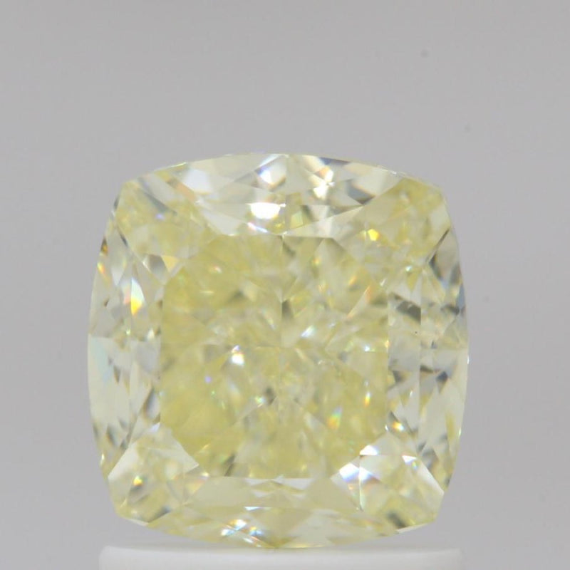 GIA 彩鑽 黃鑽 1.56ct Fancy Light Yellow