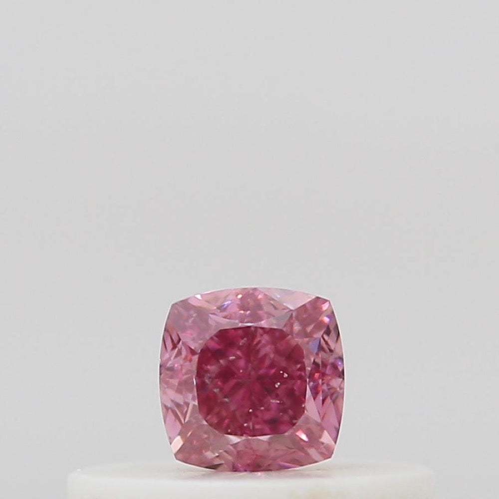 GIA 彩鑽 粉紅鑽 0.19ct Fancy Vivid Pink