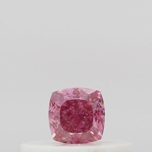 GIA 彩鑽 粉紅鑽 0.19ct Fancy Vivid Pink