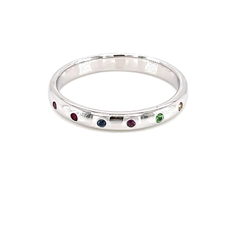 18K White Gold 0.07ct Diamond Ring