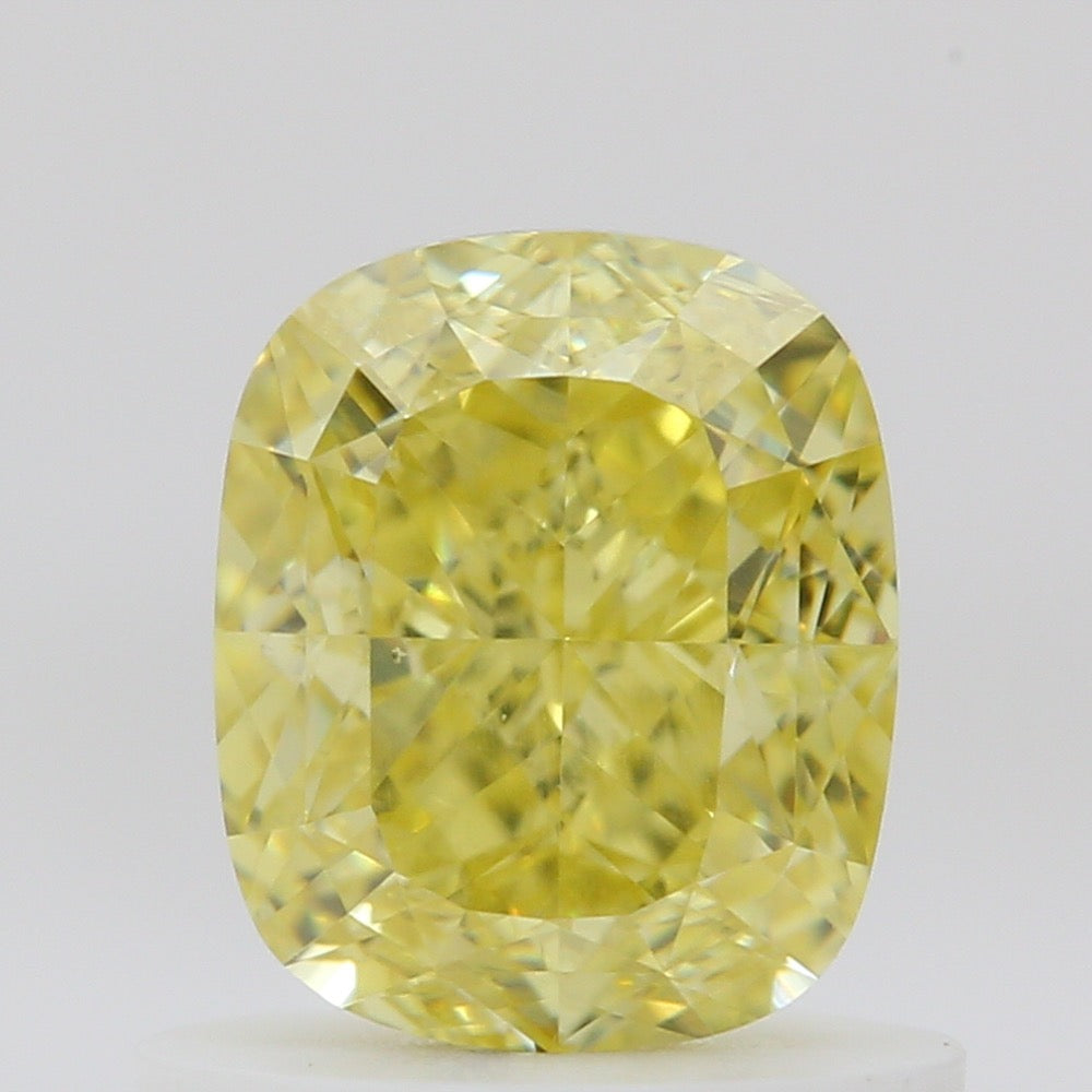 GIA 彩鑽 黃鑽 1ct Fancy Intense Yellow