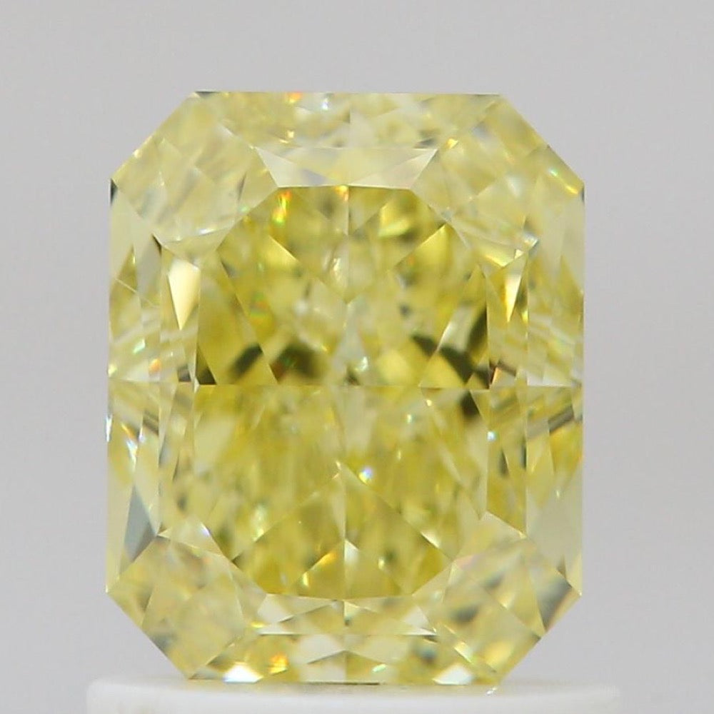 GIA 彩鑽 黃鑽 1.26ct Fancy Intense Yellow