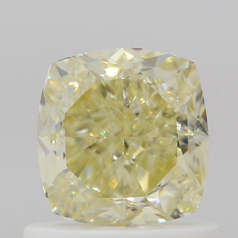 GIA Natural Diamond Cushion 1ct Y-Z VVS1