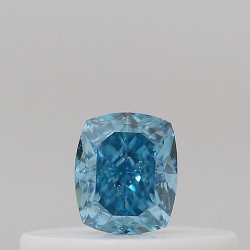 GIA 彩鑽 藍鑽 0.17ct Fancy Vivid Green-blue