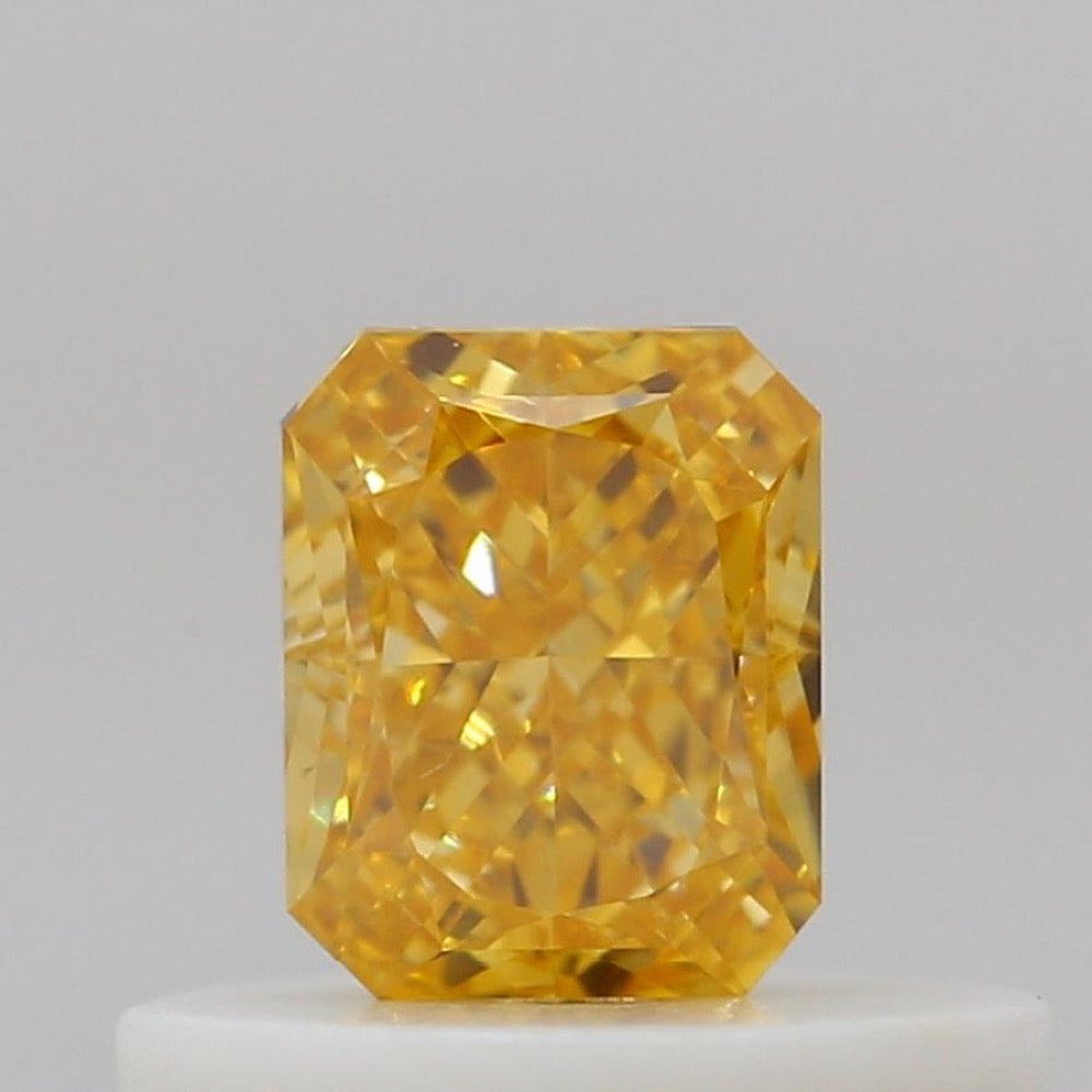 GIA 彩鑽 黃鑽 0.38ct Fancy Vivid Orange-yellow
