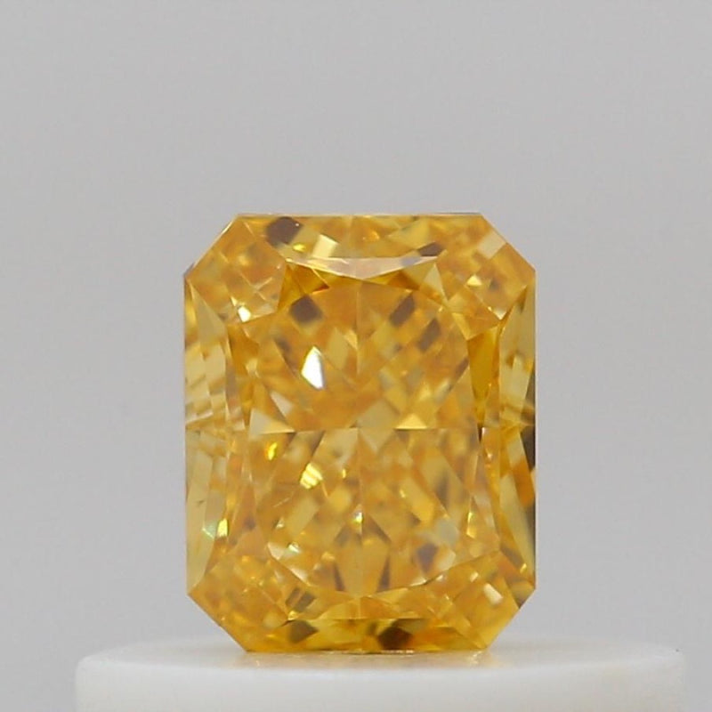 GIA 彩鑽 黃鑽 0.38ct Fancy Vivid Orange-yellow