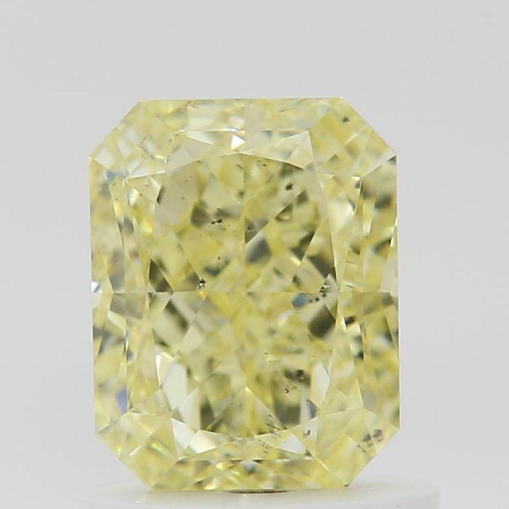 GIA 彩鑽 黃鑽 1.1ct Fancy Light Yellow