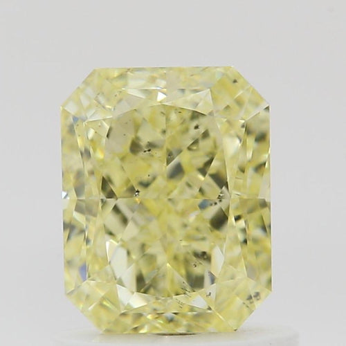 GIA 彩鑽 黃鑽 1.1ct Fancy Light Yellow