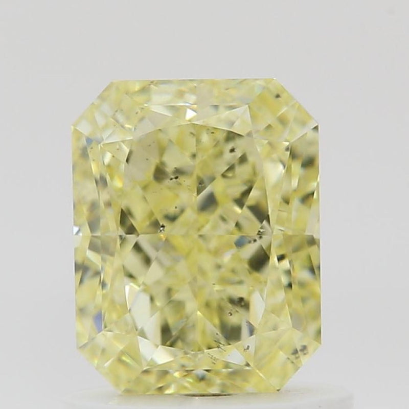 GIA 彩鑽 黃鑽 1.1ct Fancy Light Yellow