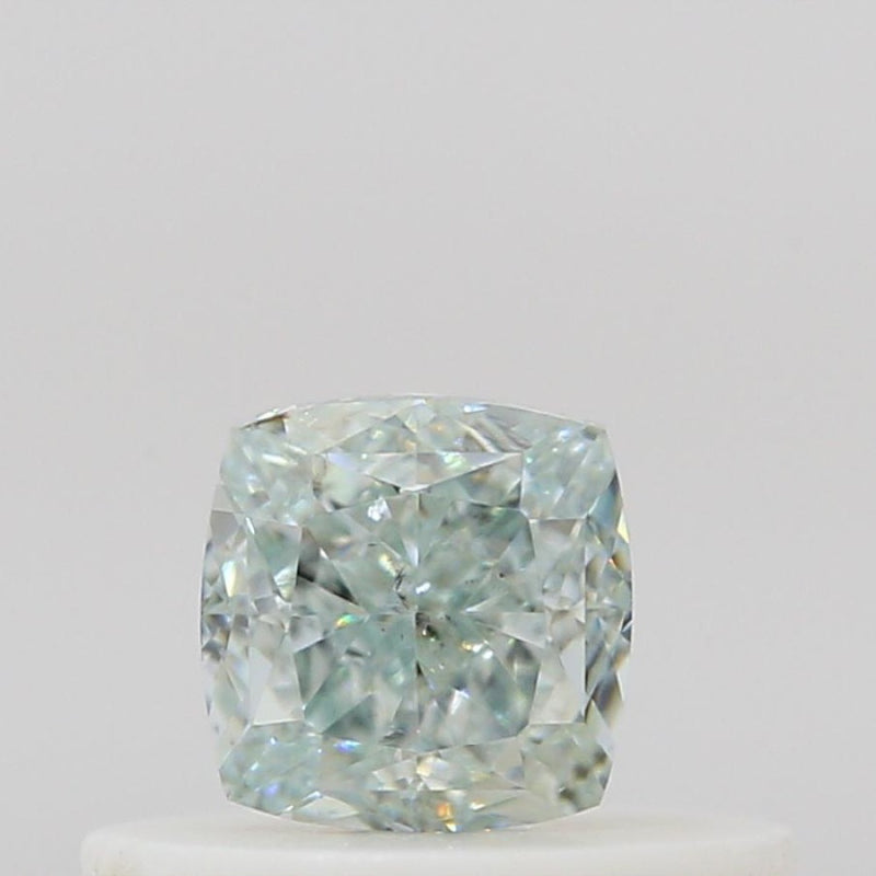 GIA 彩鑽 綠鑽 0.34ct Fancy Bluish Green