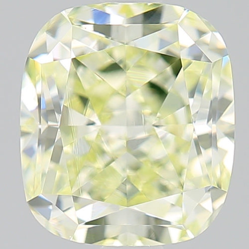 GIA 彩鑽 黃鑽 2.13ct Light Greenish Yellow
