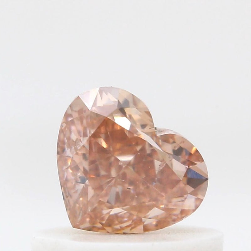 GIA 彩鑽 粉紅鑽 0.5ct Fancy Orangy Pink