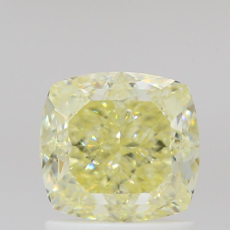 GIA 彩鑽 黃鑽 1.51ct Fancy Light Yellow