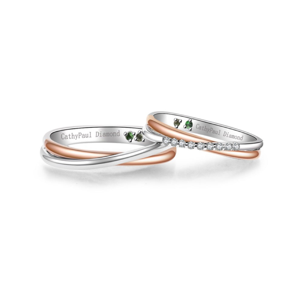 Feerie Porte 結婚對戒 FP917-