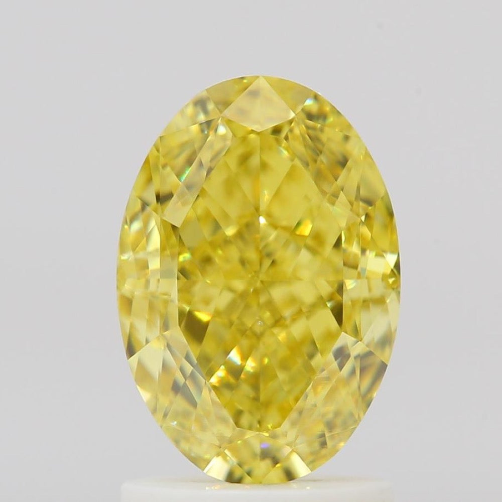 GIA 彩鑽 黃鑽 2ct Fancy Vivid Yellow