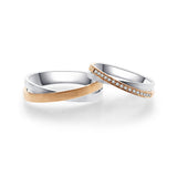 18K Wedding Band Pair 81307-R1957A