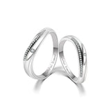 18K Wedding Band Pair 81309