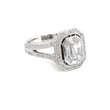 18K White Gold 0.77ct Diamond Ring