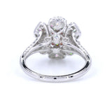 18K White Gold 0.11ct Pink Diamond Ring
