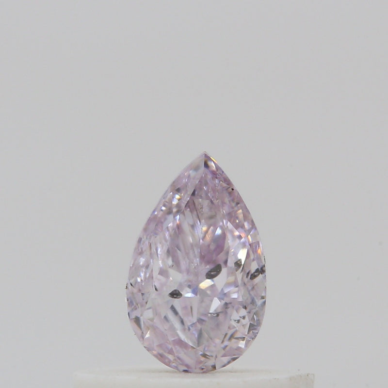 GIA 彩鑽 粉紅鑽 0.3ct Fancy Light Purplish Pink