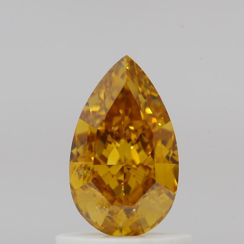 GIA 彩鑽 黃鑽 1.01ct Fancy Deep Orange-yellow