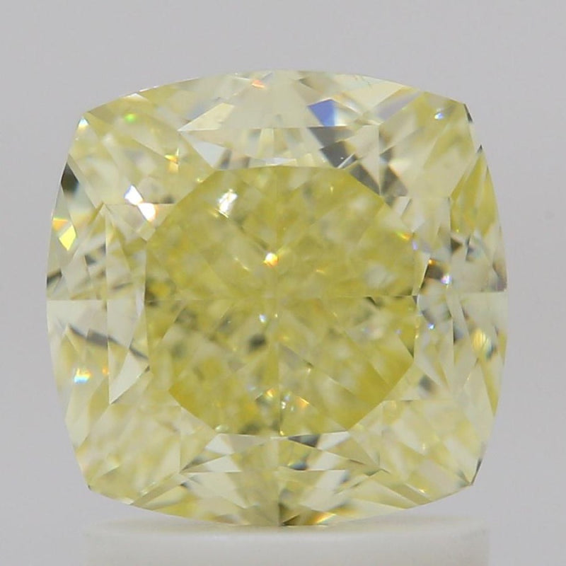 GIA 彩鑽 黃鑽 2.02ct Fancy Light Yellow