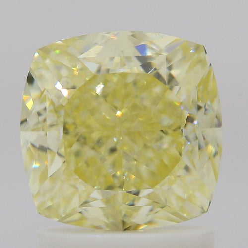 GIA 彩鑽 黃鑽 2.02ct Fancy Light Yellow