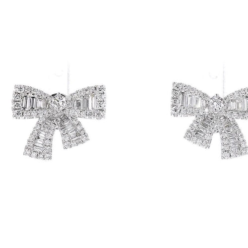 18K White Gold 0.60ct Diamond Earrings