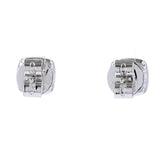 18K White Gold 0.16ct Pink Diamond Earrings - view 4