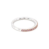 18K White Gold 0.20ct Pink Diamond Ring