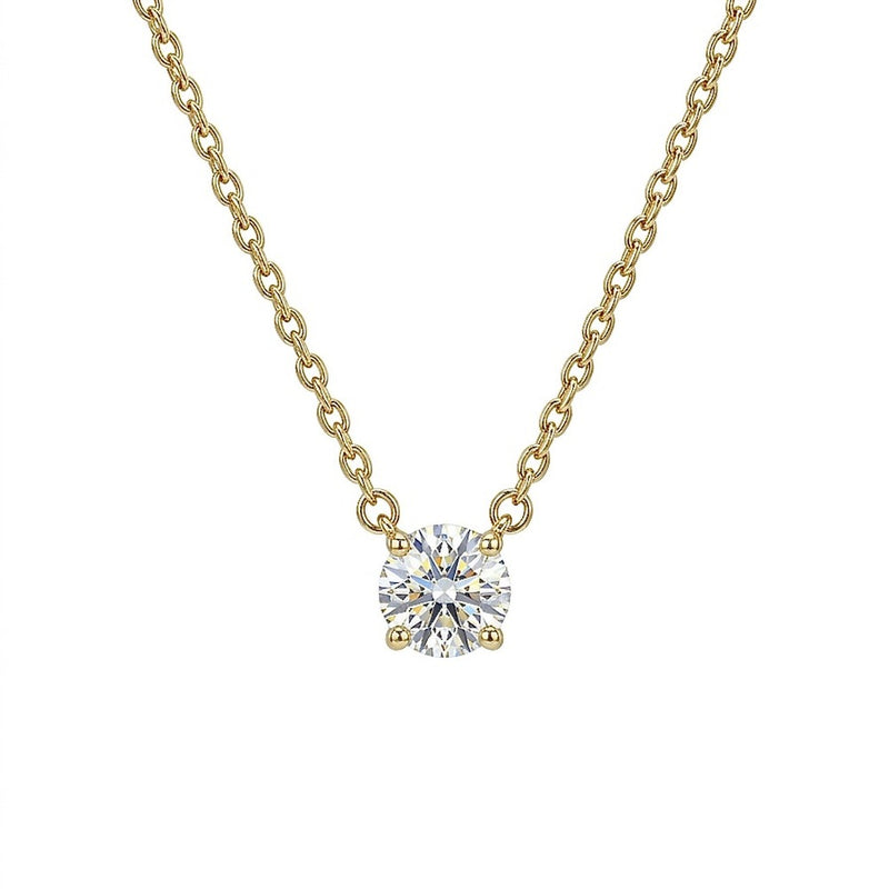 18K鍍金 0.22ct 培育鑽石吊咀（87680）