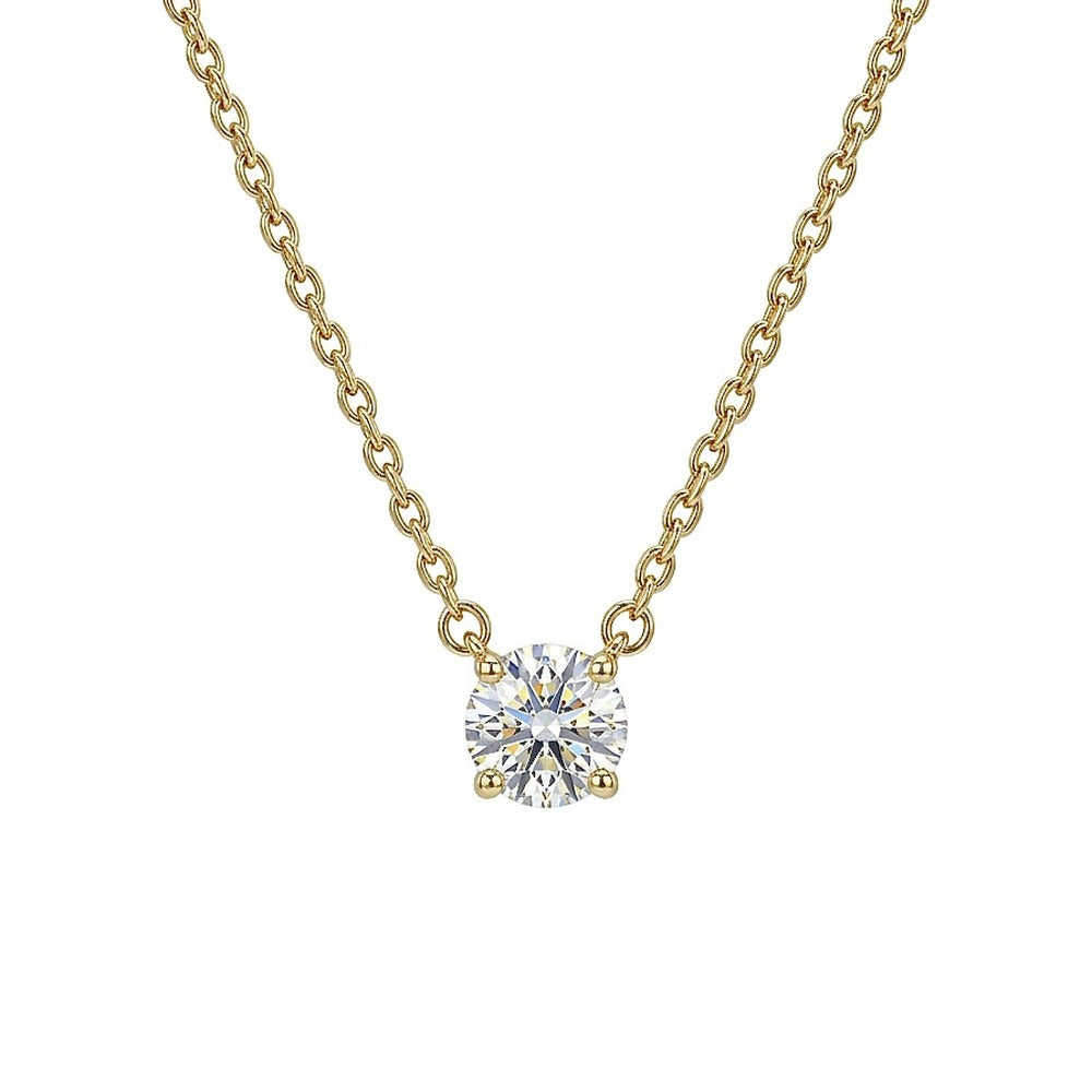 18K鍍銀 0.22ct 培育鑽石吊咀（87680）