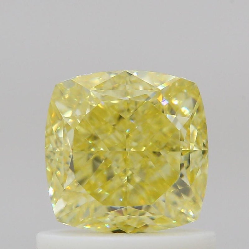 GIA 彩鑽 黃鑽 1.08ct Fancy Intense Yellow