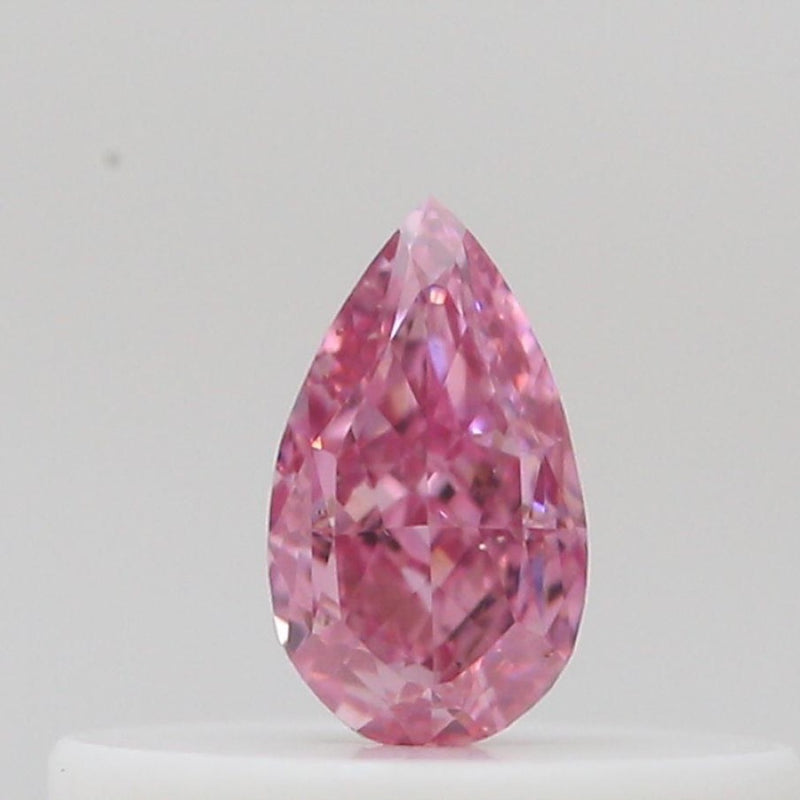 GIA 彩鑽 粉紅鑽 0.15ct Fancy Intense Pink