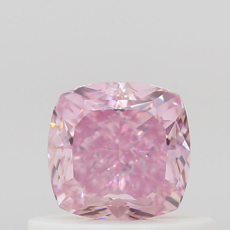 GIA 彩鑽 粉紅鑽 0.59ct Fancy Vivid Purplish Pink
