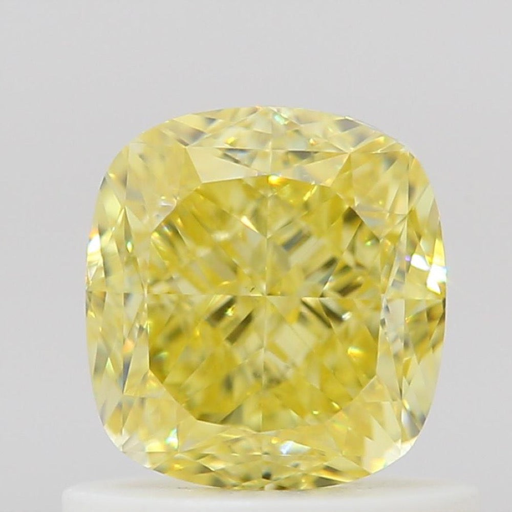 GIA 彩鑽 黃鑽 1.01ct Fancy Intense Yellow