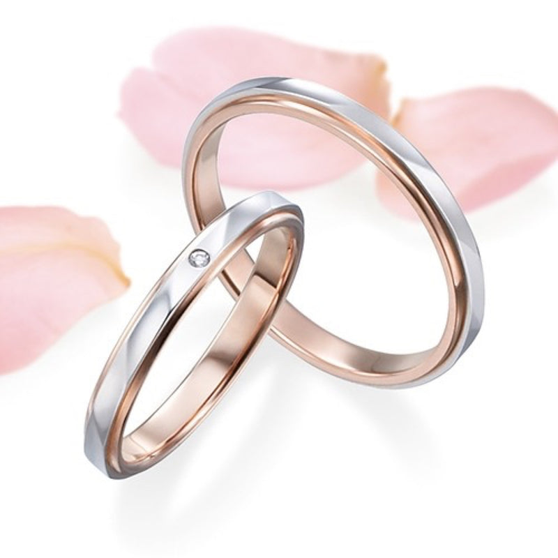 Petit Marie Wedding Band Pair PM35-PM36