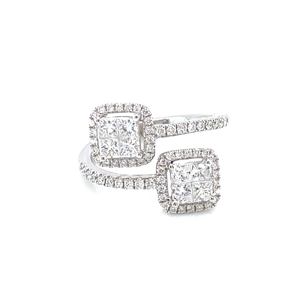 18K White Gold 0.77ct Diamond Ring