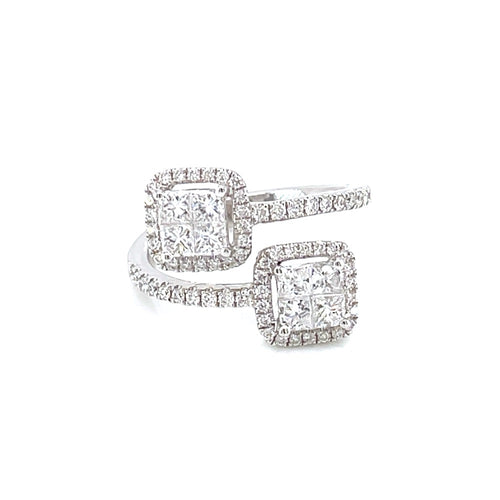 18K White Gold 0.77ct Diamond Ring