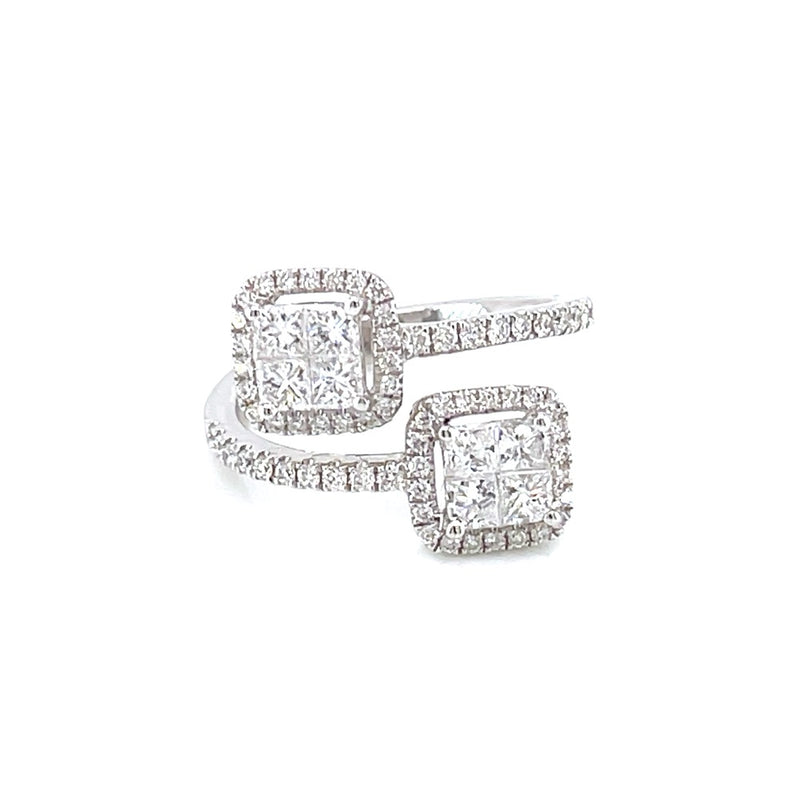 18K White Gold 0.77ct Diamond Ring