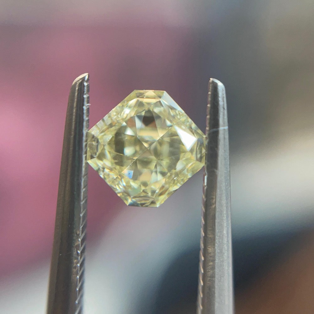 GIA 天然鑽石 方形 0.6ct W-X VS2