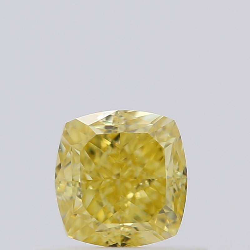 GIA 彩鑽 黃鑽 0.66ct Fancy Intense Yellow