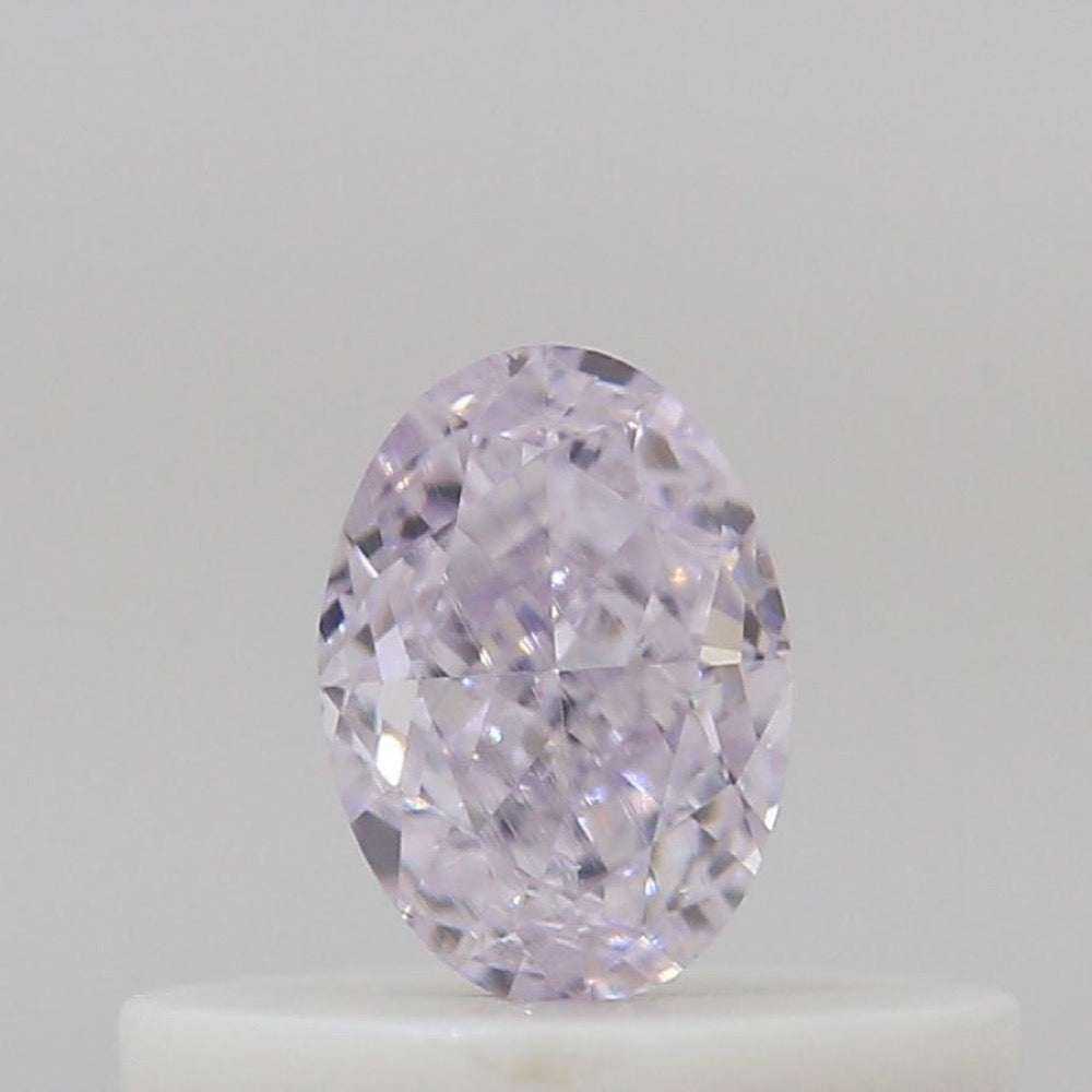 GIA 彩鑽 紫鑽 0.26ct Fancy Light Pinkish Purple