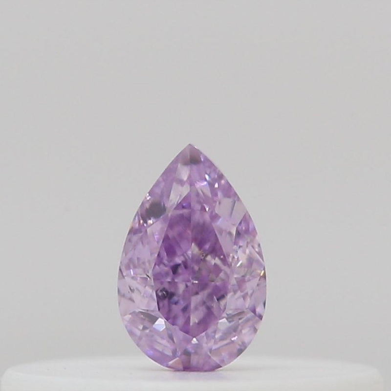 GIA 彩鑽 紫鑽 0.1ct Fancy Intense Pinkish Purple