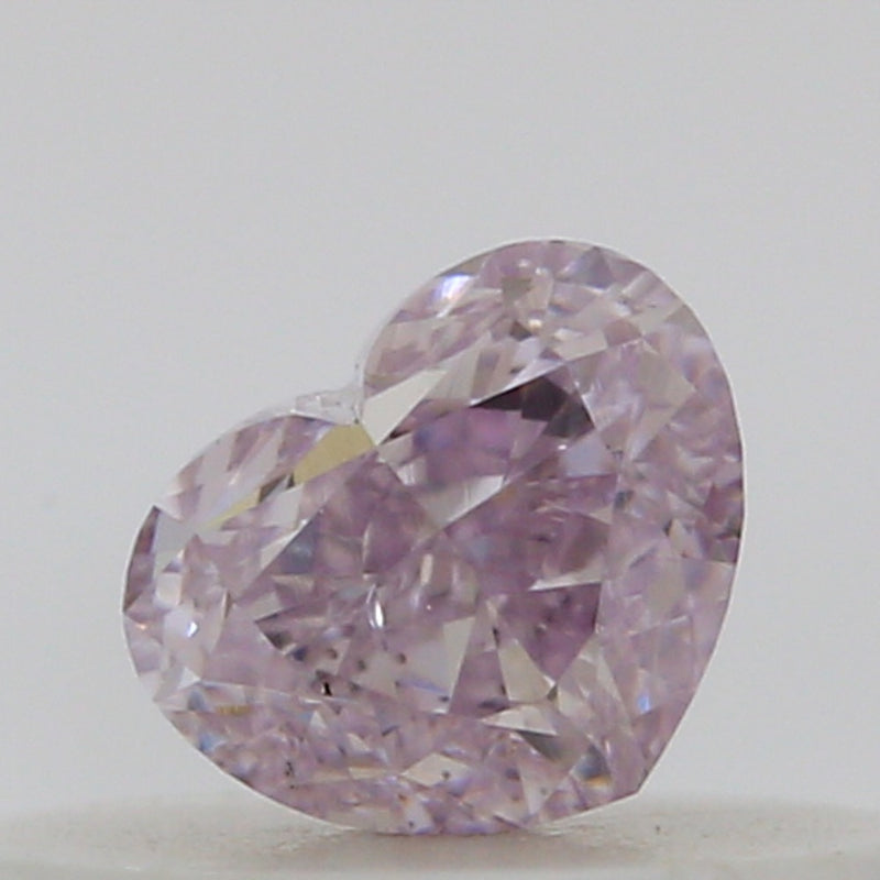 GIA 彩鑽 粉紅鑽 0.26ct Fancy Light Purplish Pink