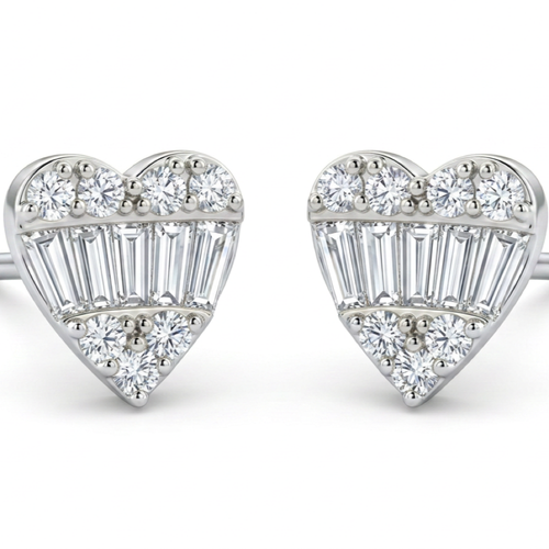 18K White Gold 0.24ct Diamond Earrings
