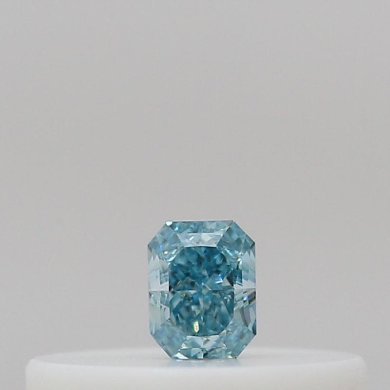 GIA 彩鑽 綠鑽 0.05ct Fancy Vivid Blue-green