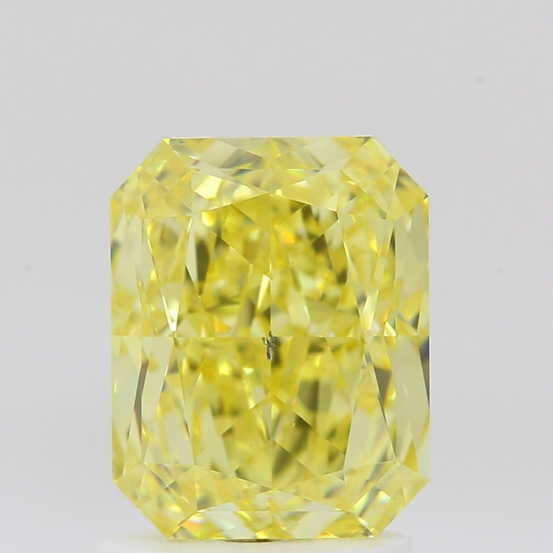 GIA 彩鑽 黃鑽 2ct Fancy Intense Yellow